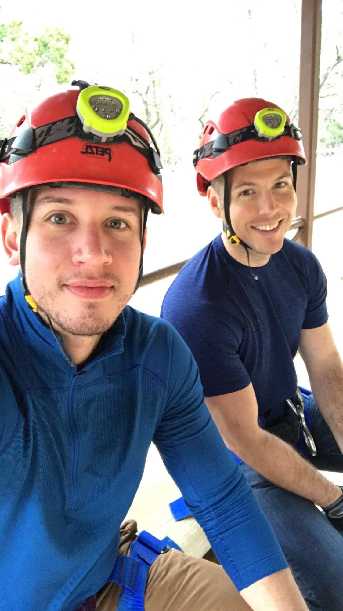 Spalunking outside of Austin, TX - Our first Valentine's Day