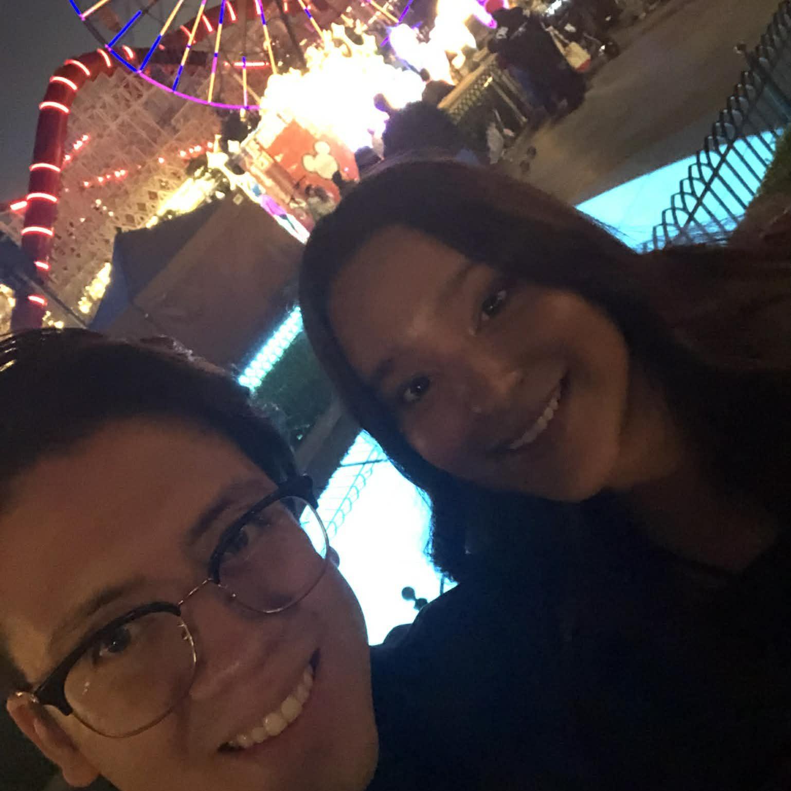 First time going to Disneyland together!