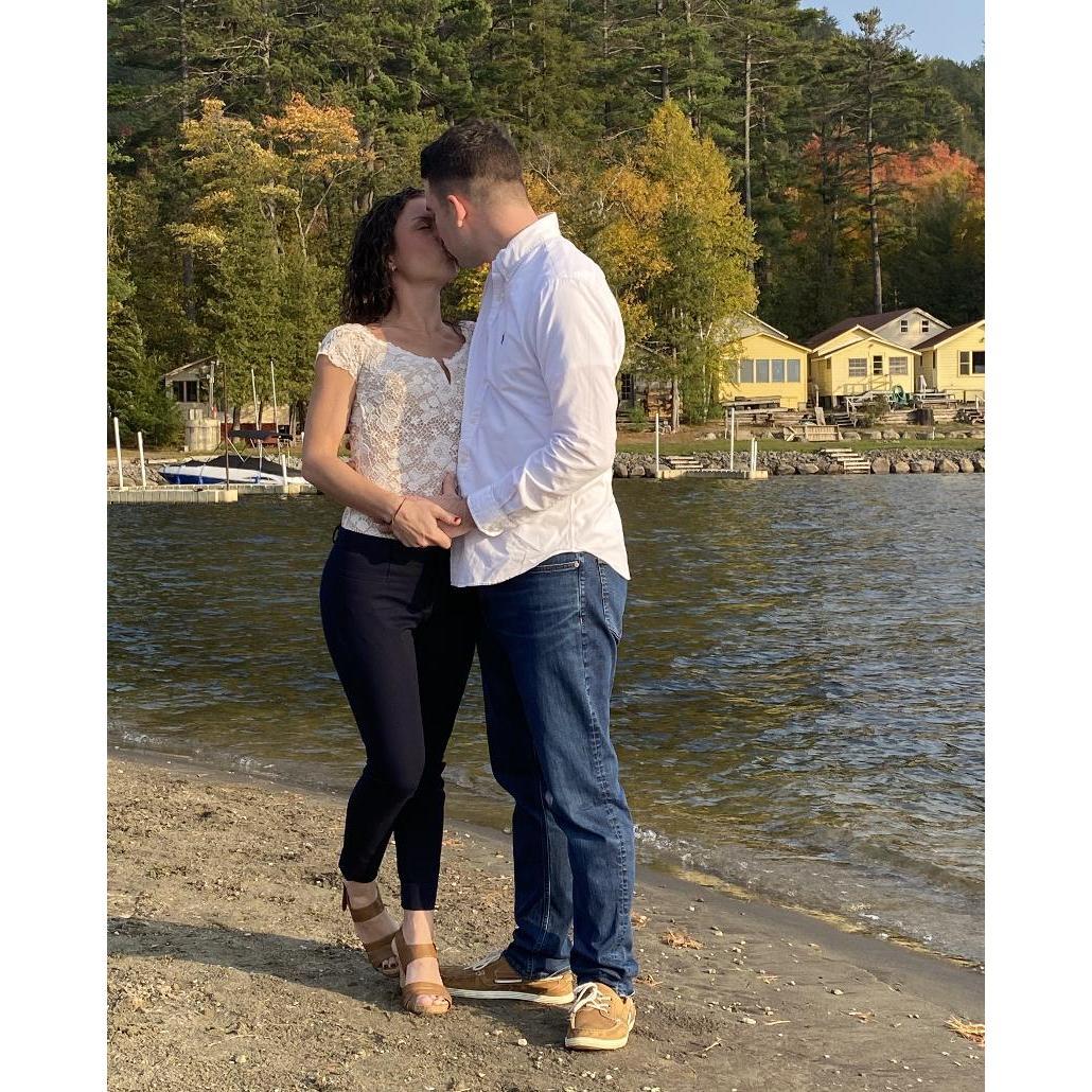Schroon Lake Engagement Photo Shoot, 2020
