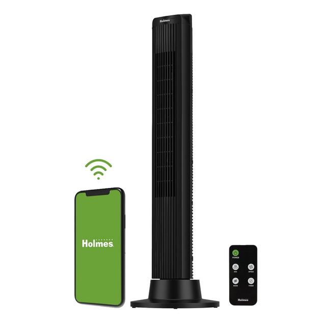 Holmes 40" Wi-Fi Smart Digital Oscillating Tower Fan