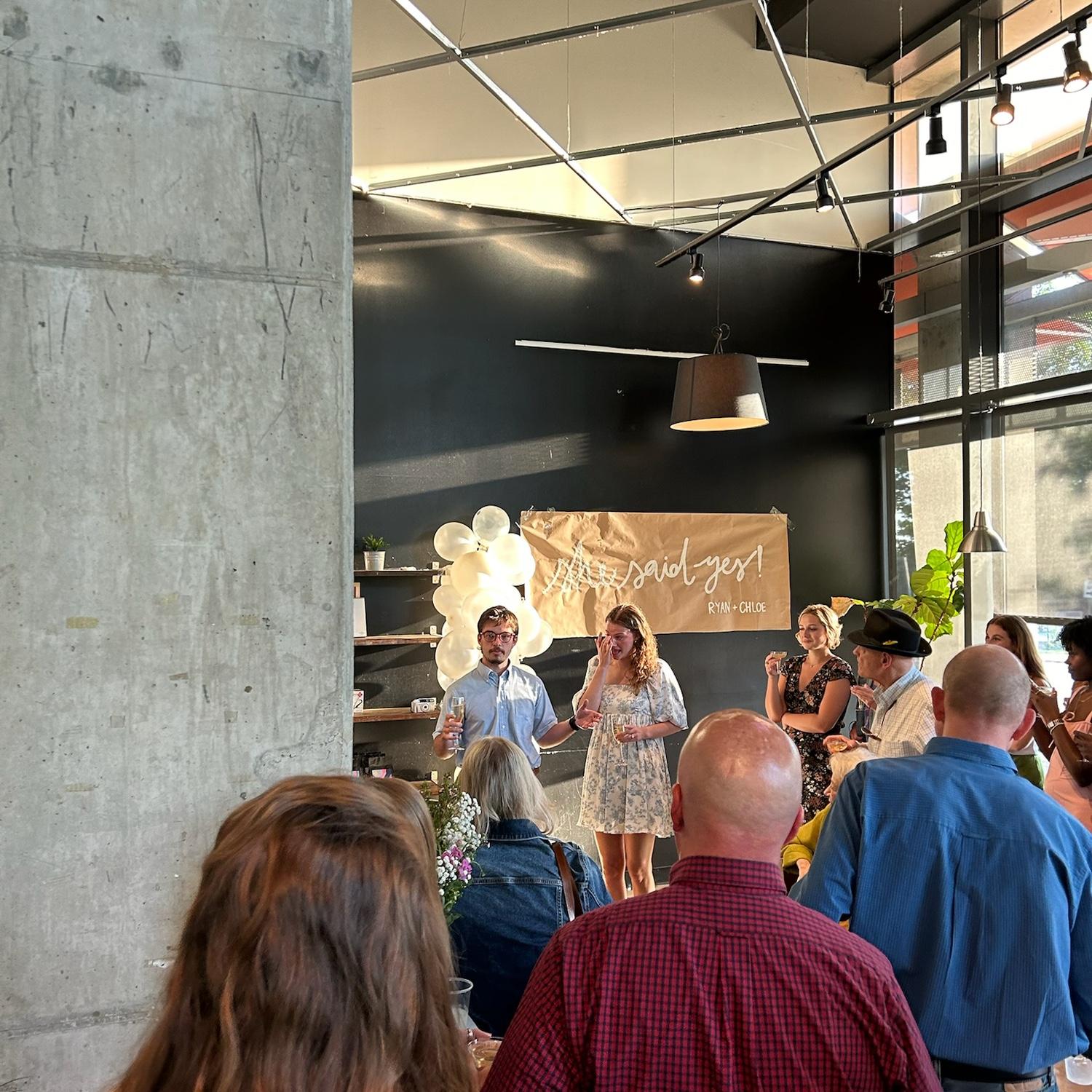 Thank you to everyone that came to celebrate us! Still can’t wrap my head around it.