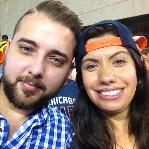 David's first bears game!