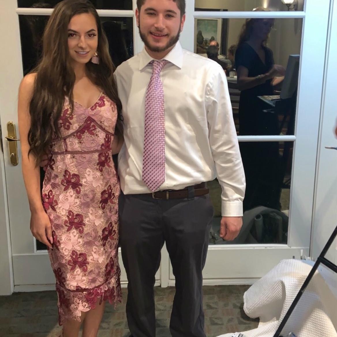At Madison’s cousins wedding—2019
