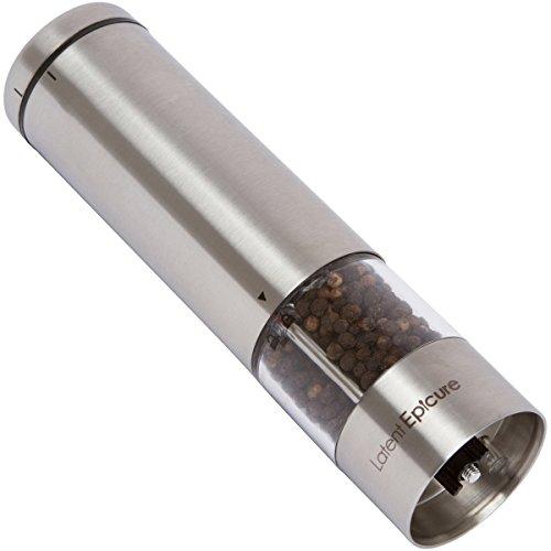 Latent Epicure Battery Operated Salt and Pepper Grinder (Single Mill)