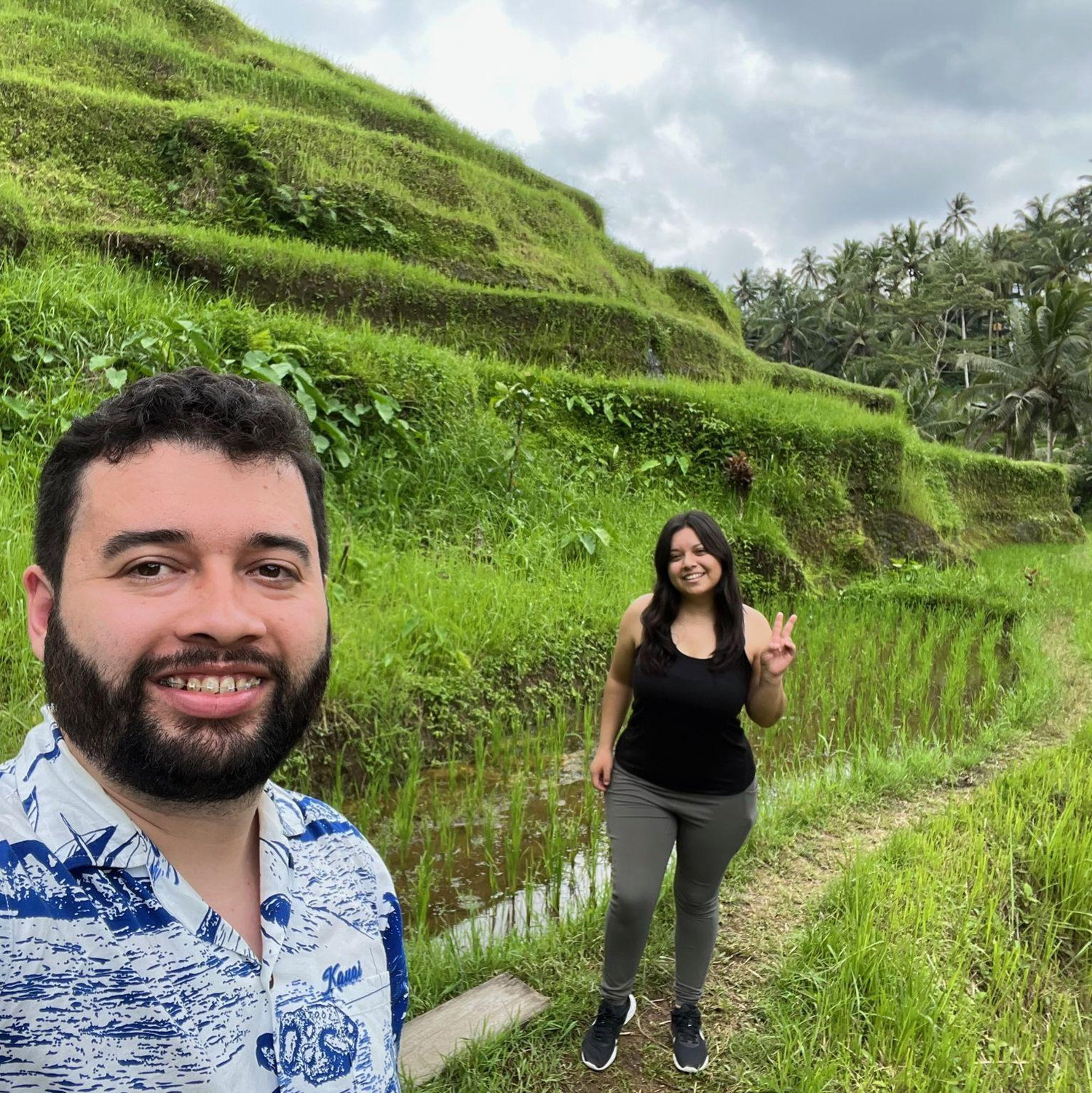 2022: In the rice fields of Bali, Indonesia