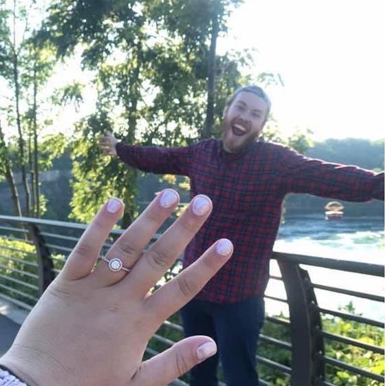 Engaged? It sure does have a ring to it.