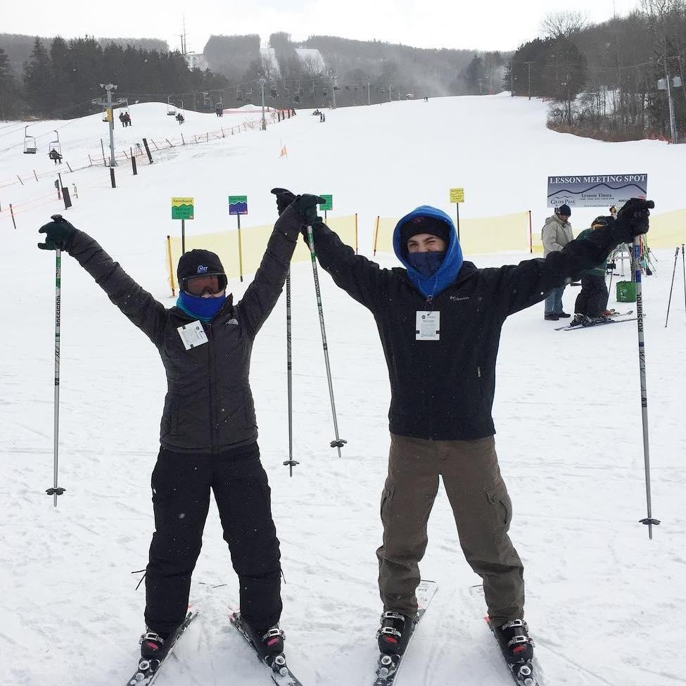 Skiing at Greek Peak Mountain December 2017