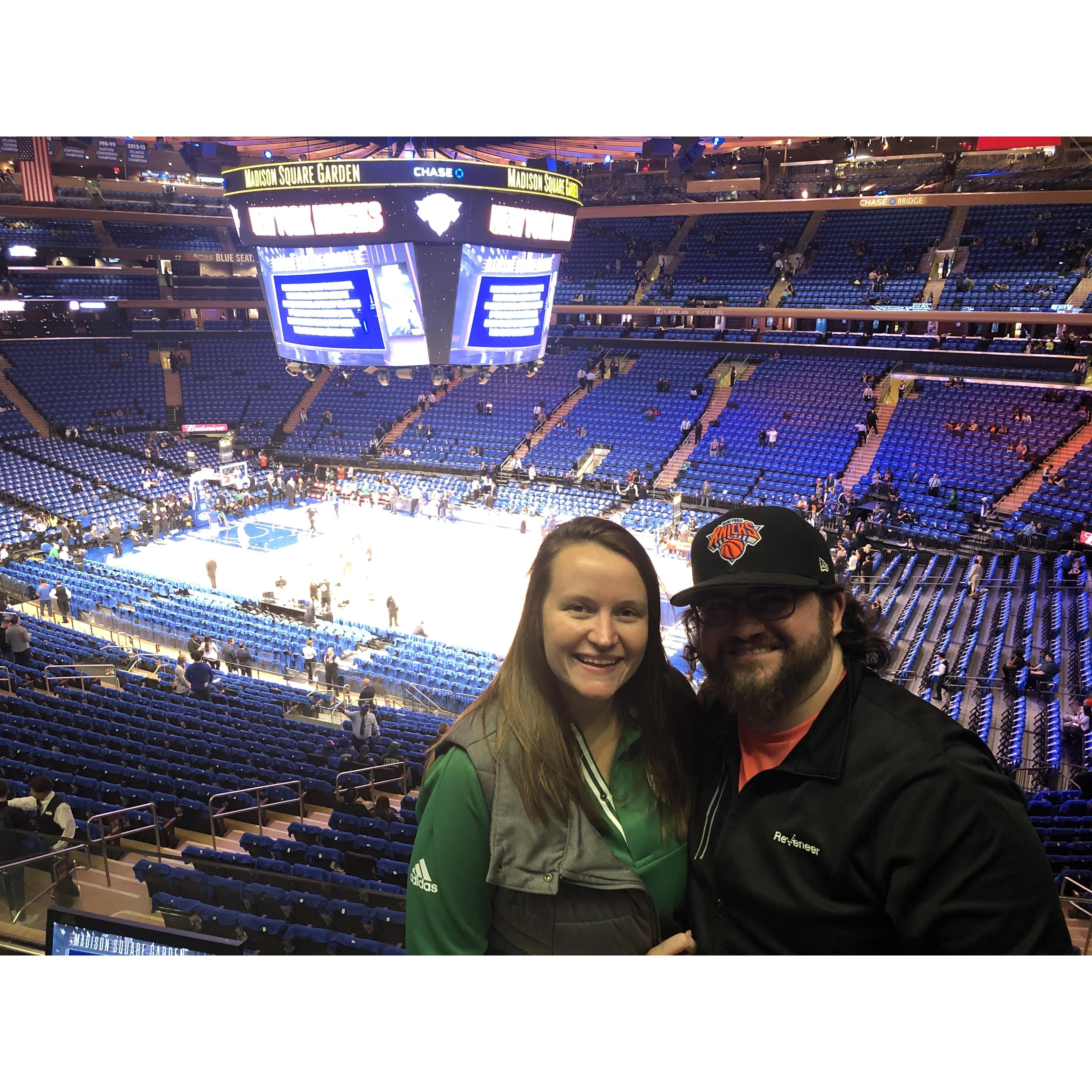 Celtics Win vs Knicks @ Madison Square Garden