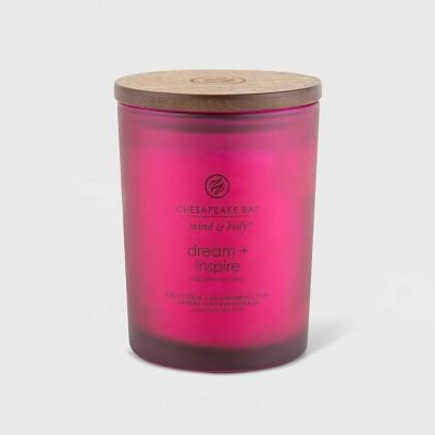 8.8oz Glass Jar Candle Dream + Inspire - Mind &#38; Body by Chesapeake Bay Candle