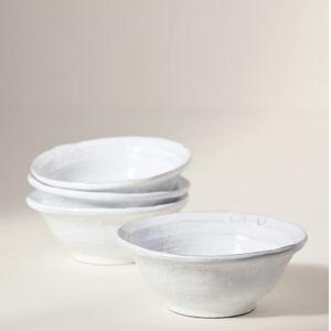 Set of 4, The Glenna Italian Earthenware Cereal Bowls