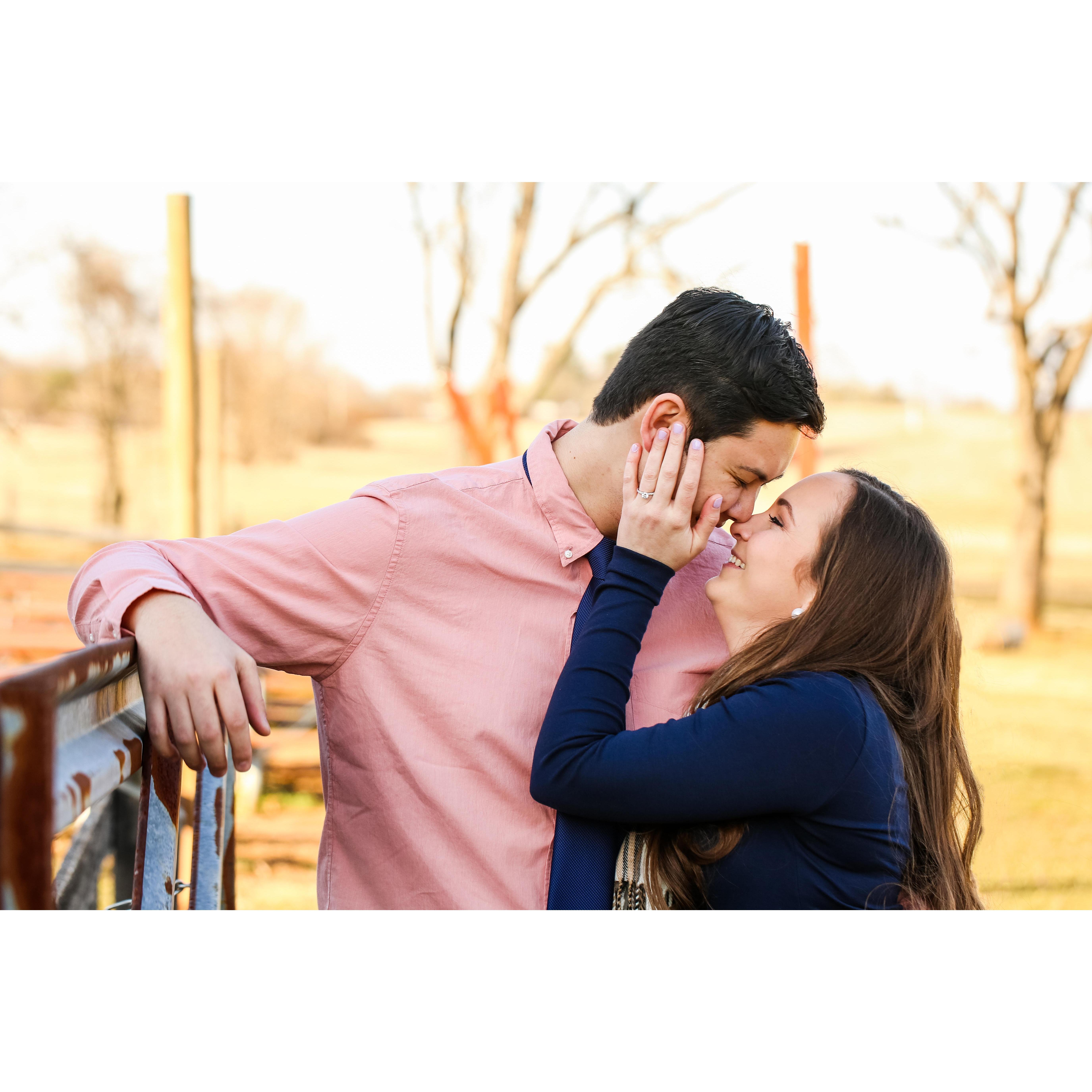 The day we got engaged!