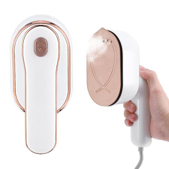 Mini Steam Iron for Clothes,Biupky Travel Steamer for Clothes,180° Rotating Portable Steamer Travel Iron,Micro Steam Iron Mini Handheld Steamer Support Dry And Wet Ironing for Home Travel College