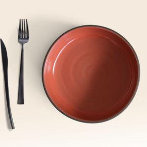 8" Coupe Pasta Bowl - Persimmon