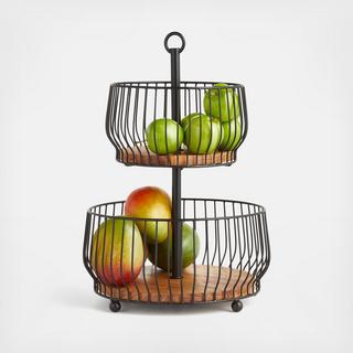 Cora 2-Tier Fruit Basket