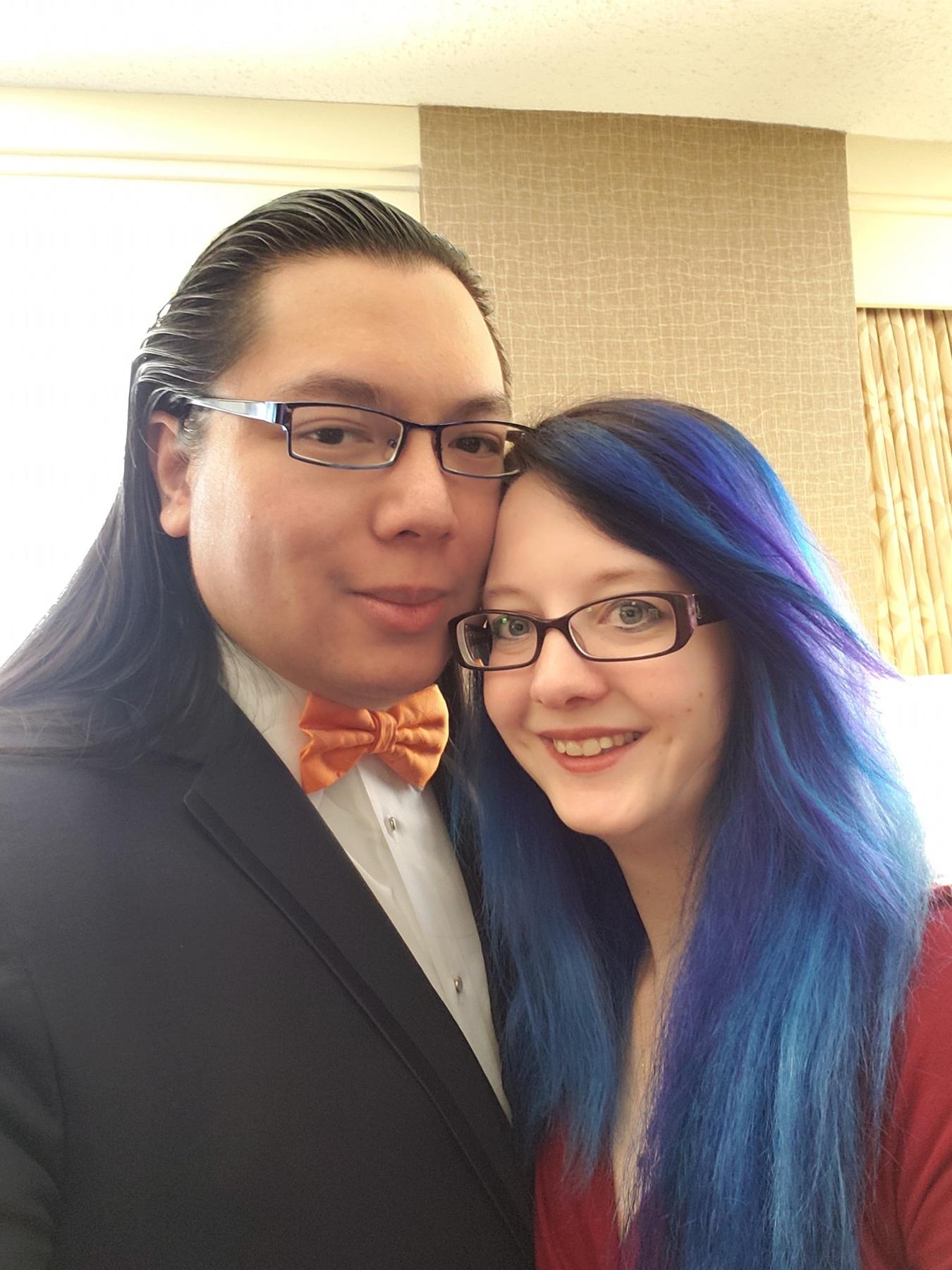 This is at Vincent’s sister Cat’s wedding!