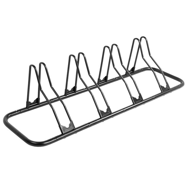CyclingDeal Bicycle Floor Parking Rack Stand - for Mountain MTB Road Bike - Indoor Home Garage Storage - Classic 4 Bikes