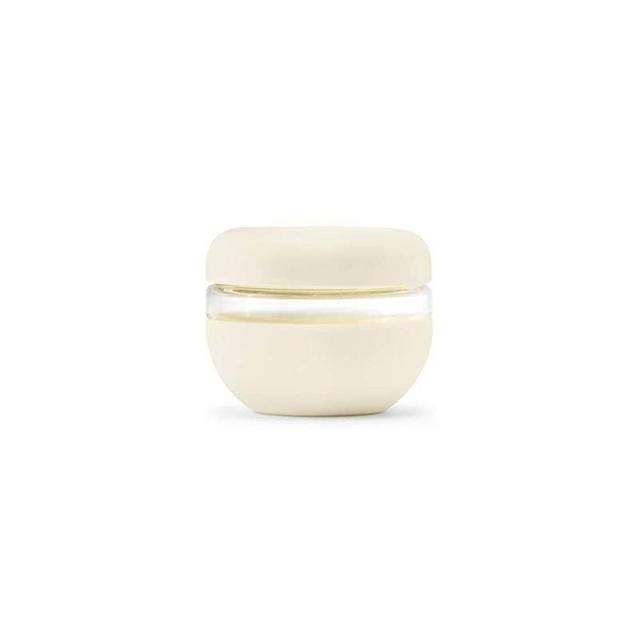 W&P Porter Seal Tight Glass Lunch Bowl Container w/ Lid | Cream 16 Ounces | Leak & Spill Proof, Soup & Stew Food Storage, Meal Prep, Airtight, Microwave and Dishwasher Safe, BPA-Free Glass