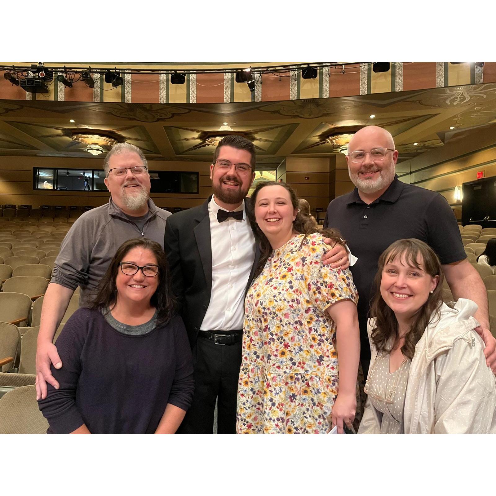 First photo with both sets of parents! It has been such a joy watching them get to know each other as we prepare for the union of our two families. 4/22/24