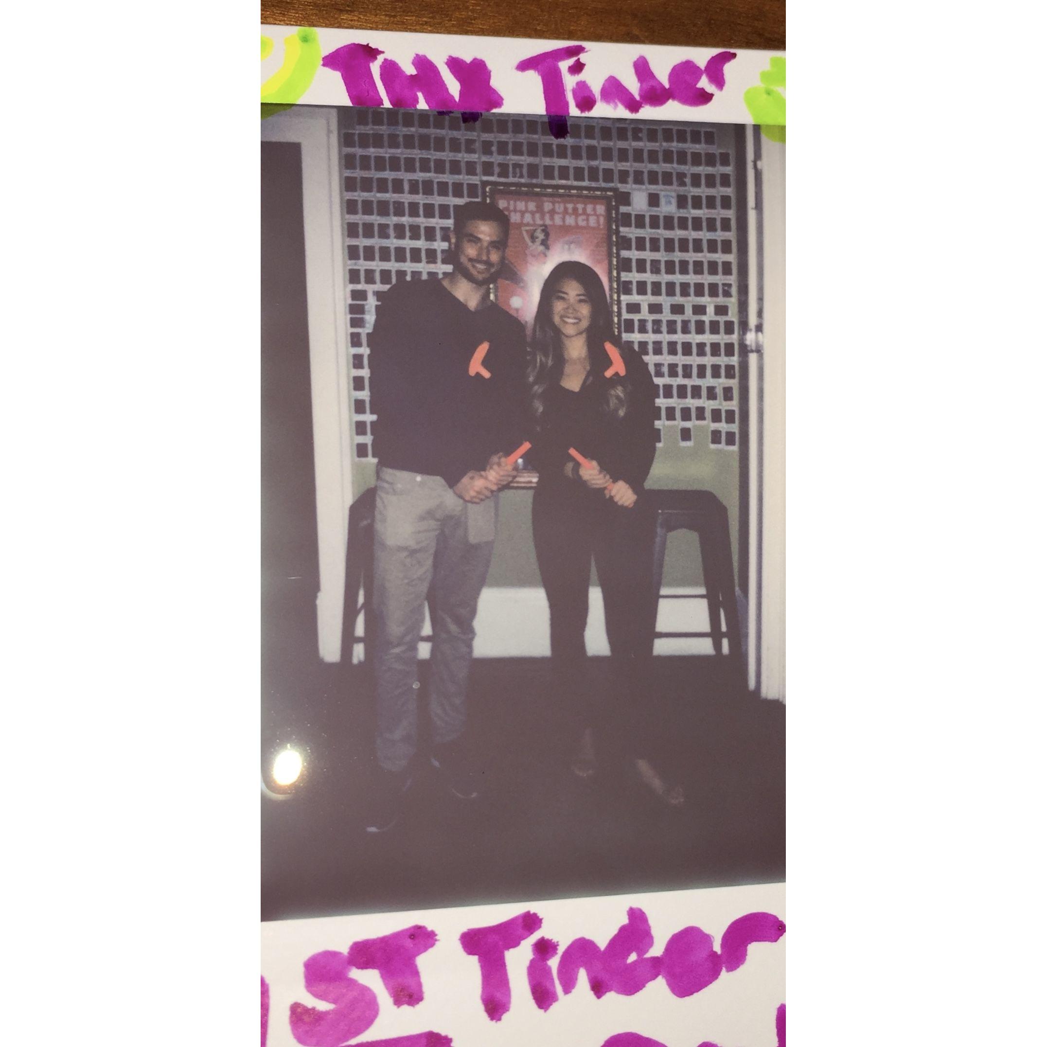 Very first photo together on our first date