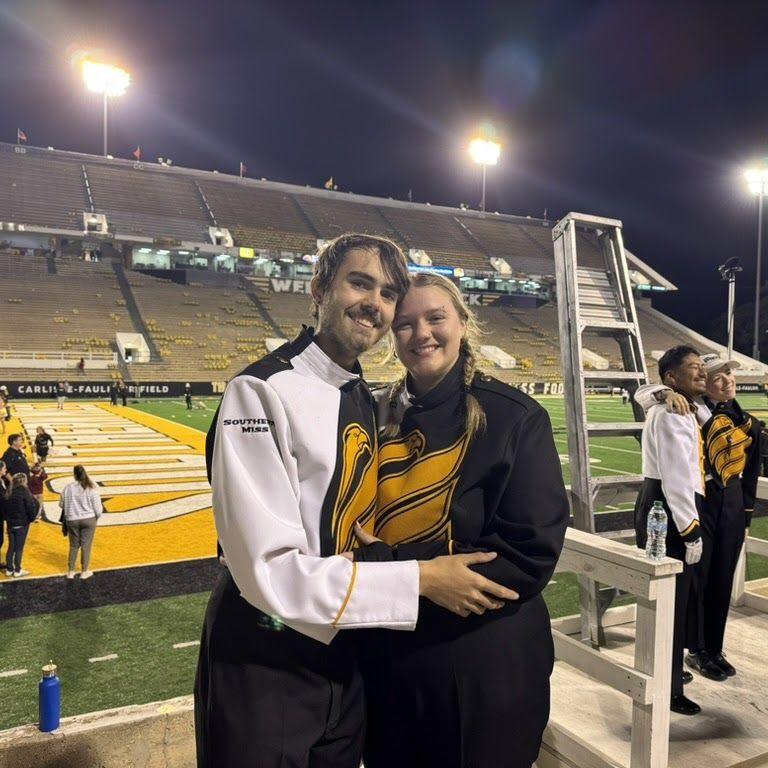 After our very last football game together!