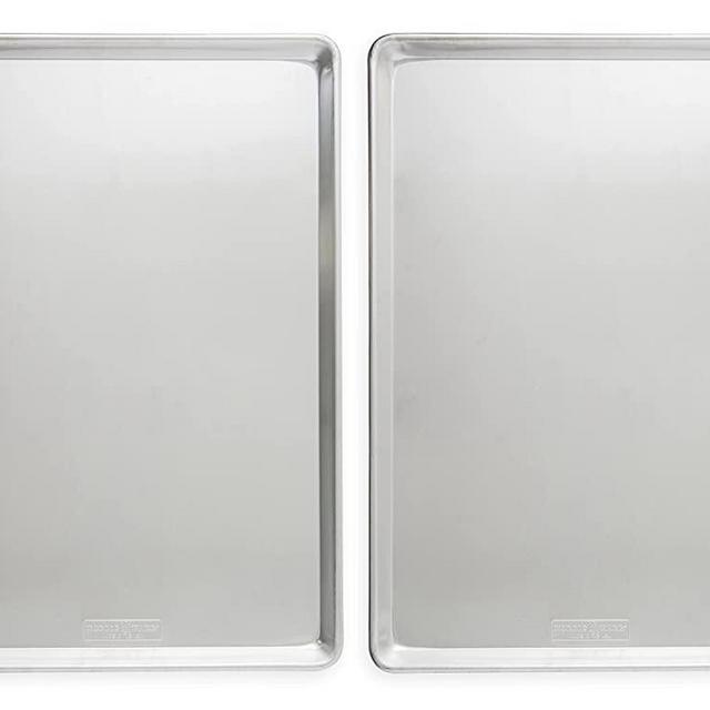 Nordic Ware Full Baking Sheet, 2-Pack, Natural