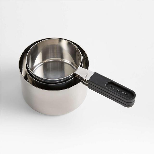 Nesting Stainless Steel Odd-Size Measuring Cups, Set of 3