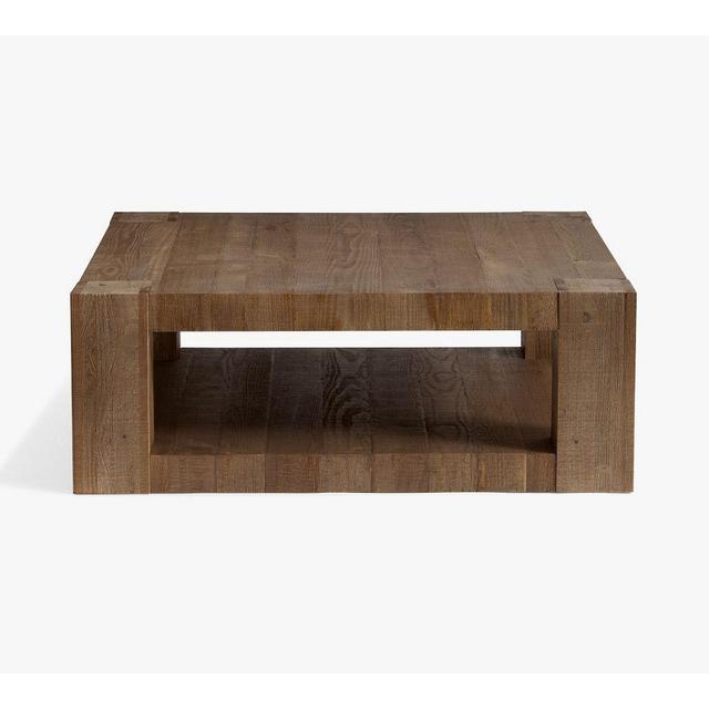 Palisades Square Coffee Table, Cocoa Brown