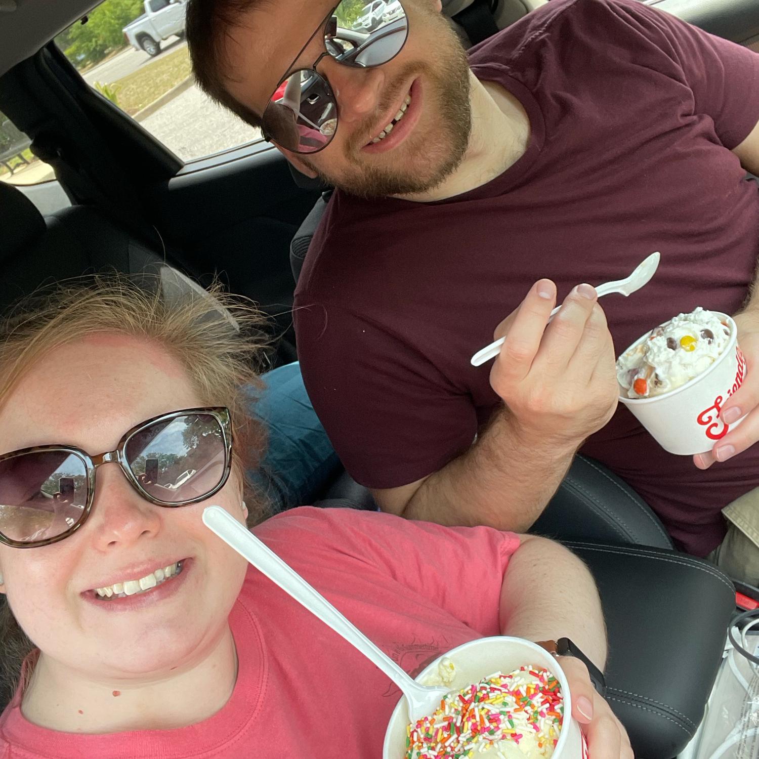 Ice cream - a love we both share, and indulge in (too) often!