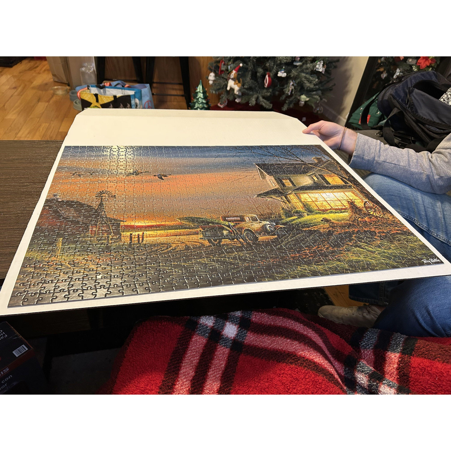We would spend countless snowy evenings doing puzzles all winter together while watching movies!