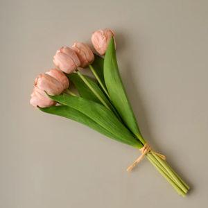 Real Touch Tulip Bundle - Peach