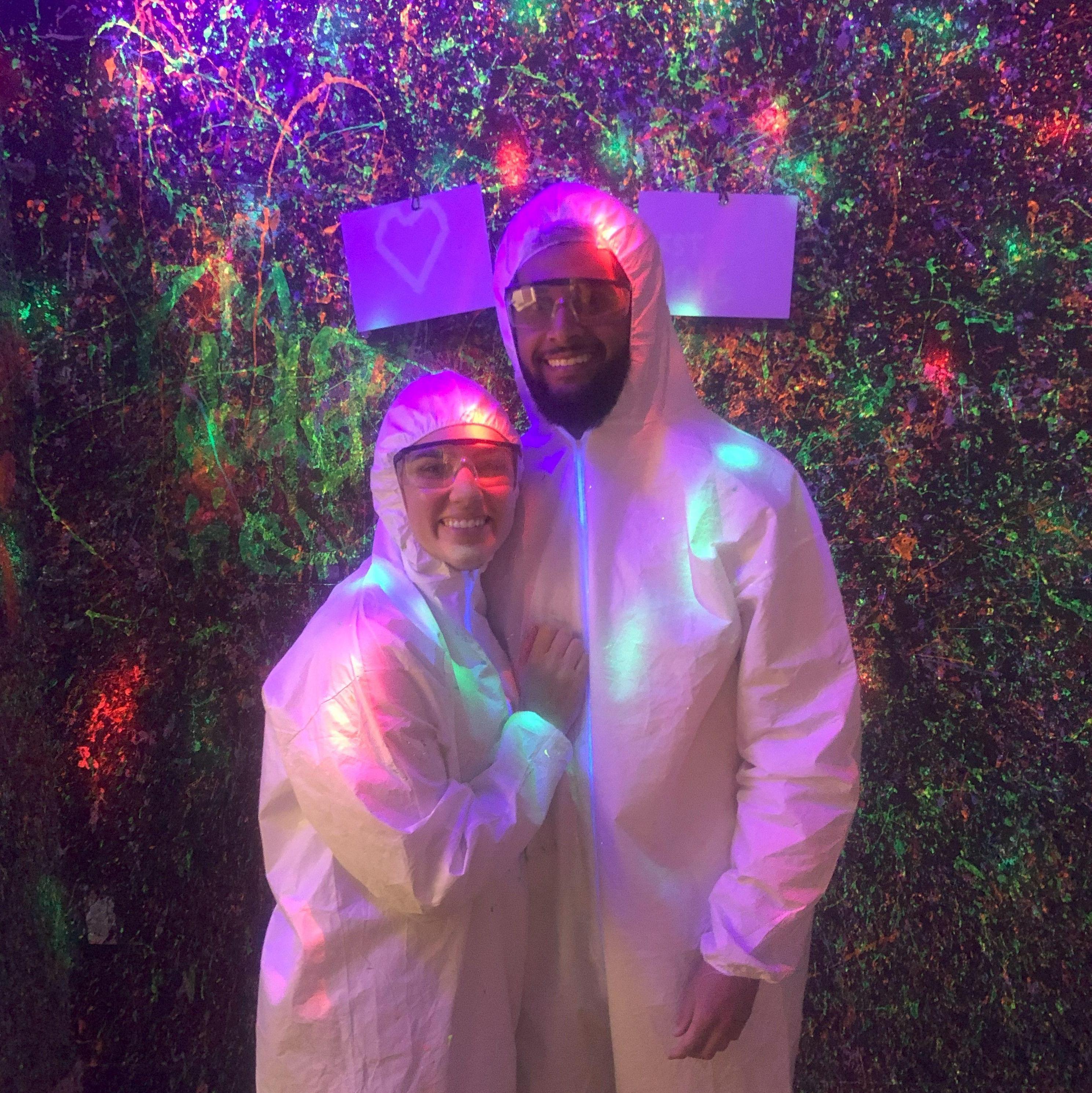 February 2022 - Celebrated 6 year anniversary by doing a paint splatter room - highly recommend