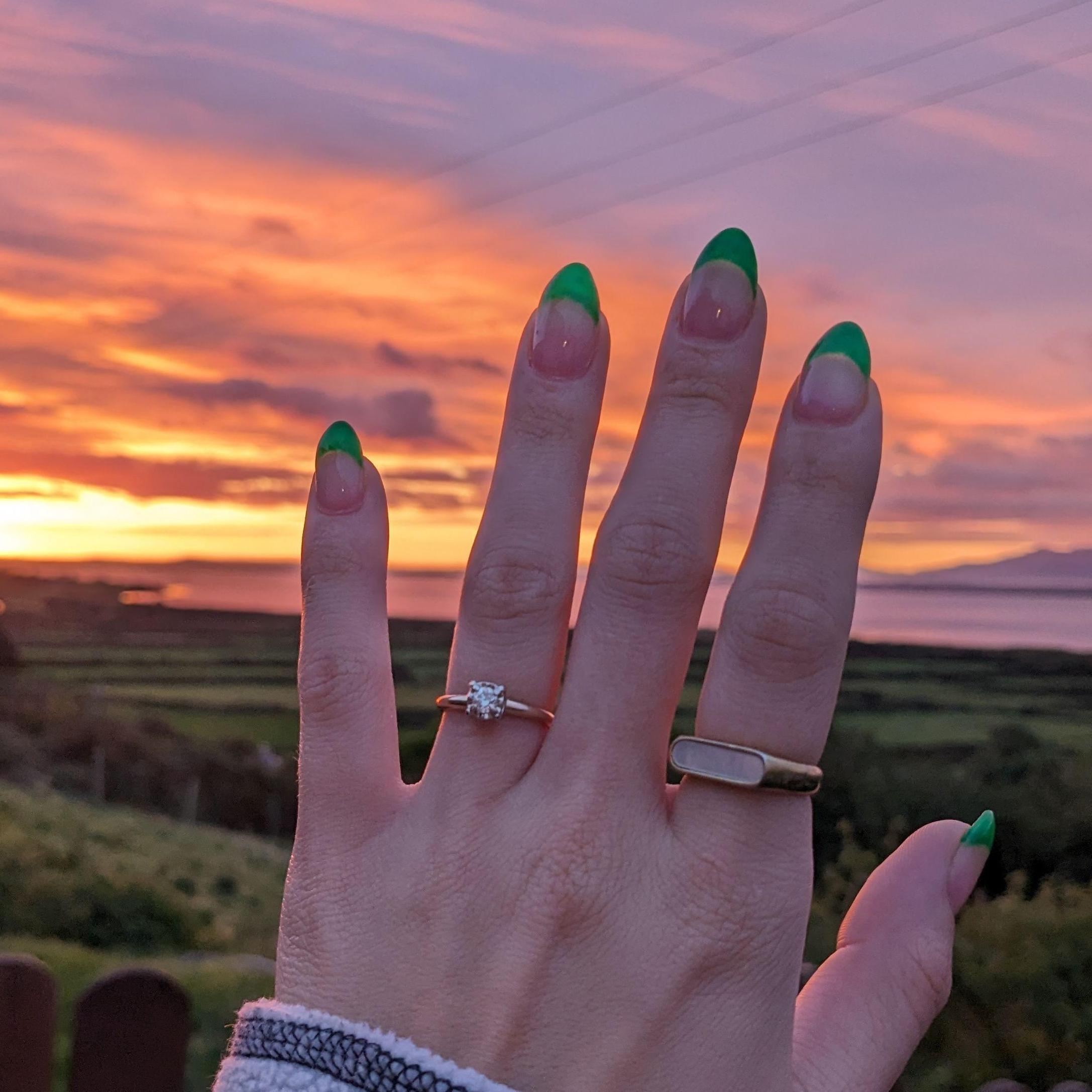 Where we got engaged in Dingle, Ireland on 9/12/2023