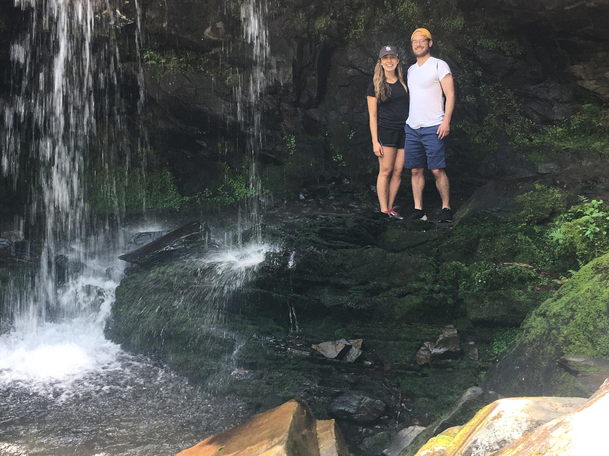 Rainbow Falls Gatlinburg TN 2018
