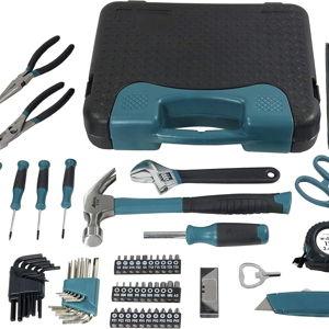 76-Piece SAE and Metric Homeowners Tool Kit with Case
