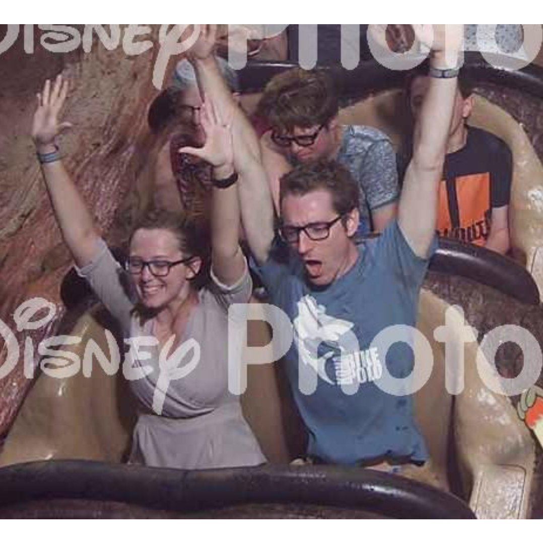 One of the only rides we were able to ride "together" at Disney - the nephews in the back always needed to pair off to be brave!