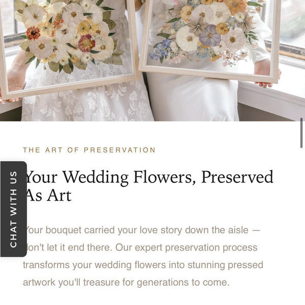 Give the Gift of Preservation | The Pressed Bouquet Shop by Element