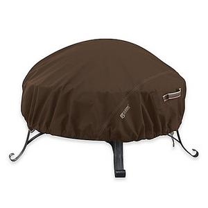 Classic Accessories® Madrona RainProof Large Round Fire Pit Cover in Dark Cocoa