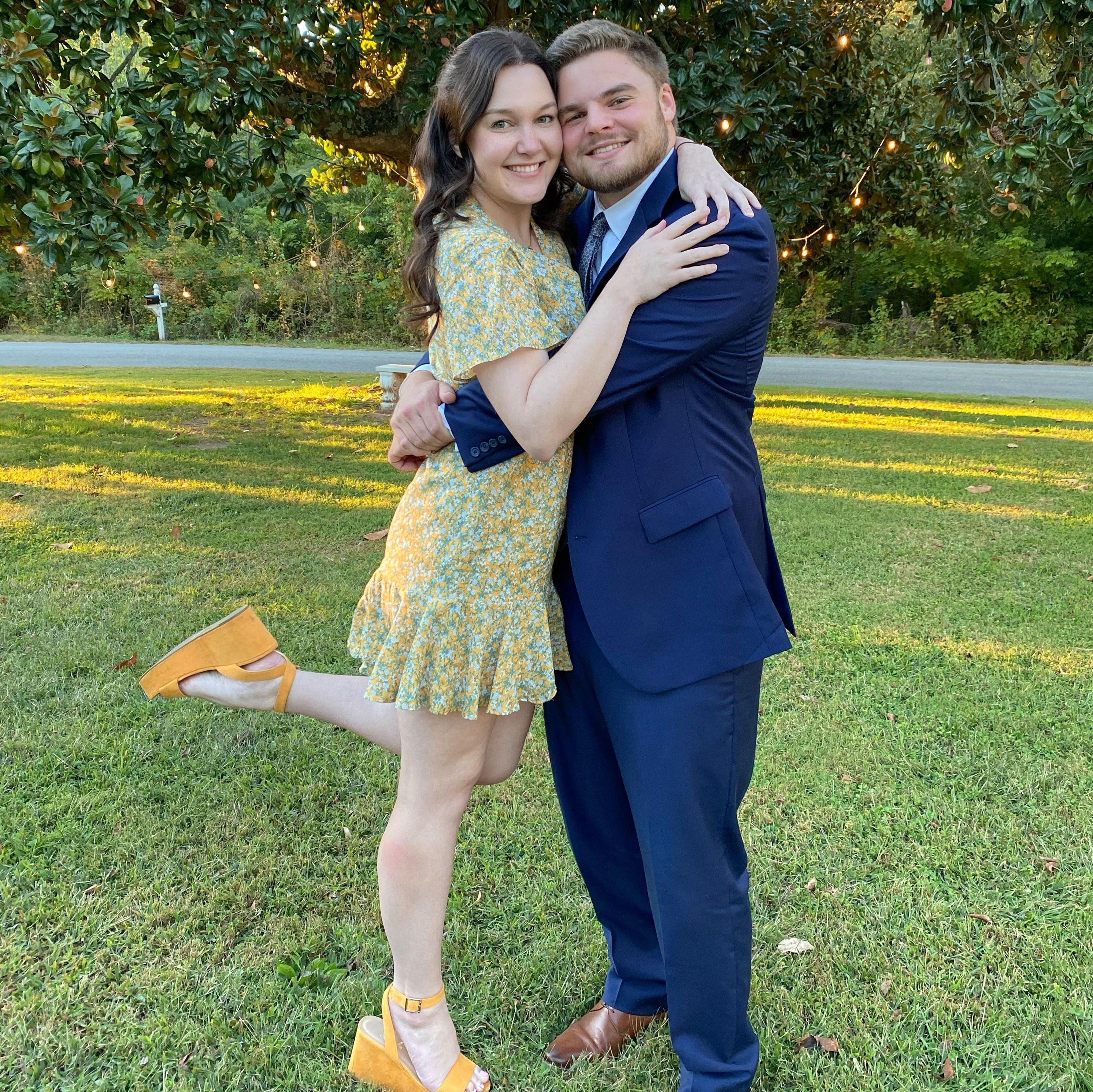 Our first wedding together!