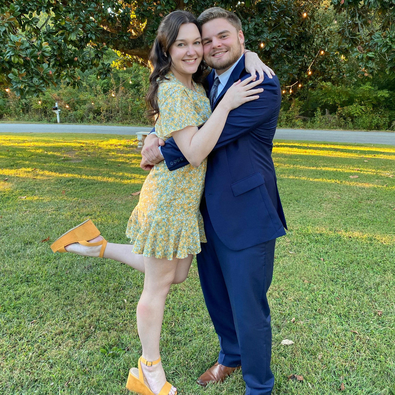 Our first wedding together!