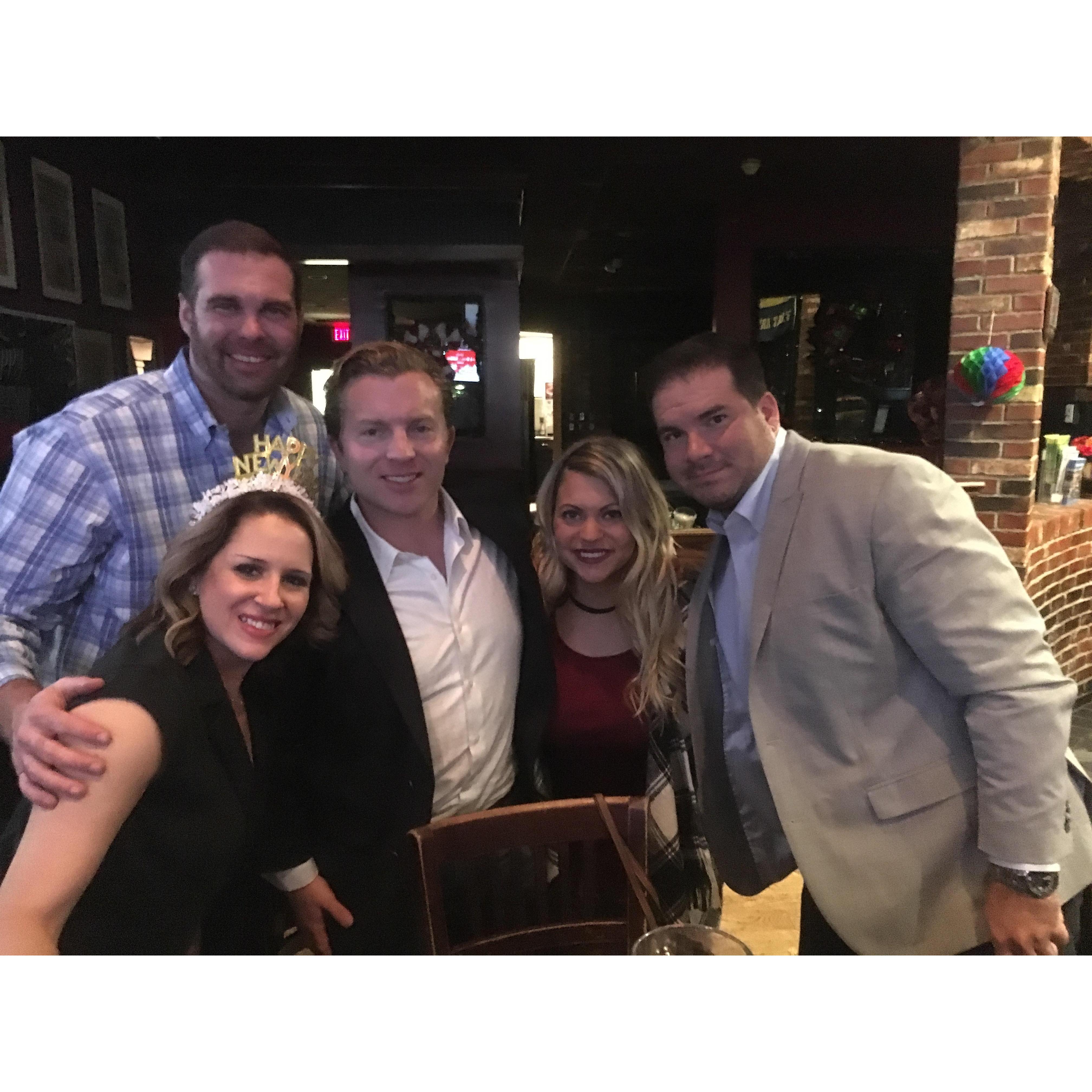 New Years Eve 2017 with our closest friends.