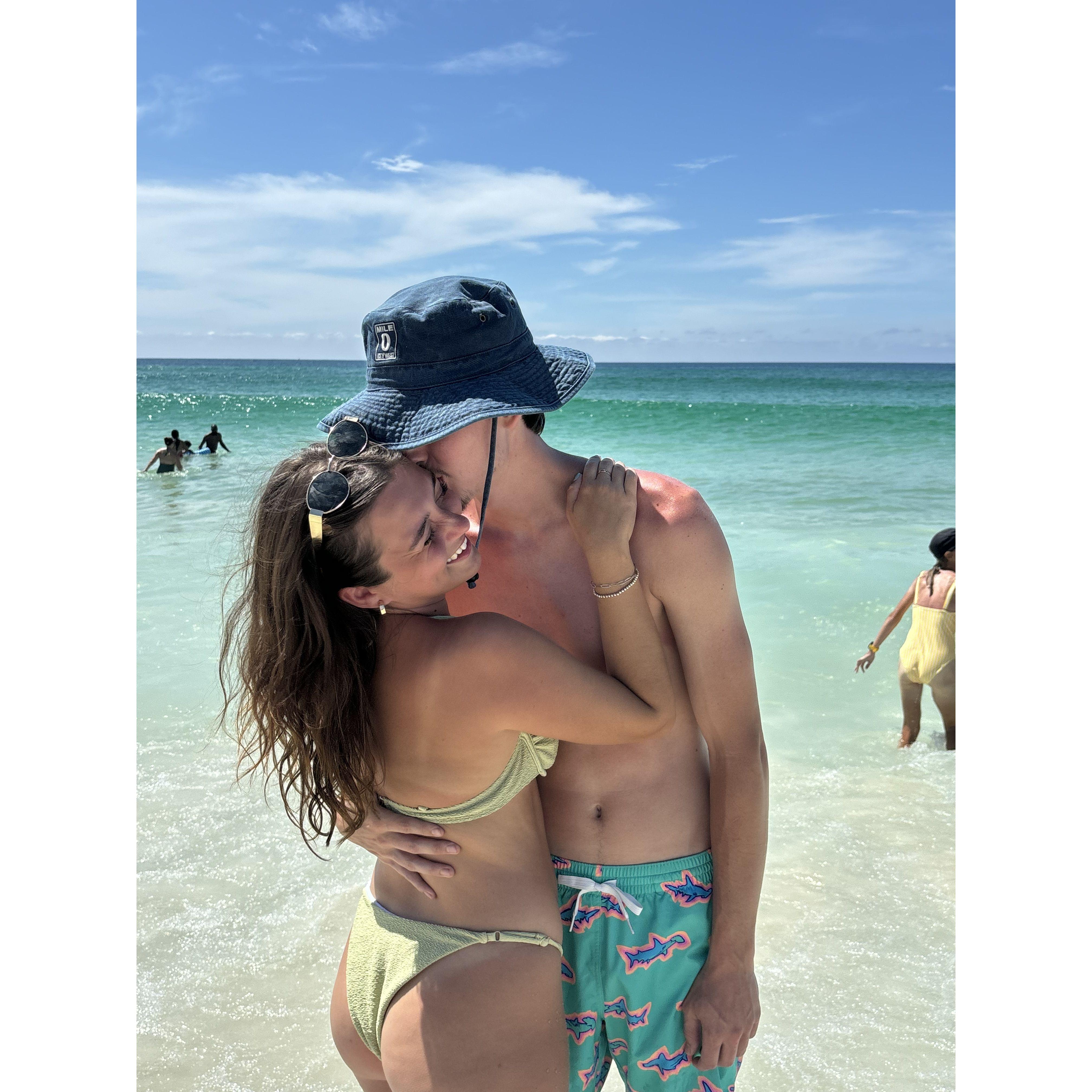 Our first beach vacation
