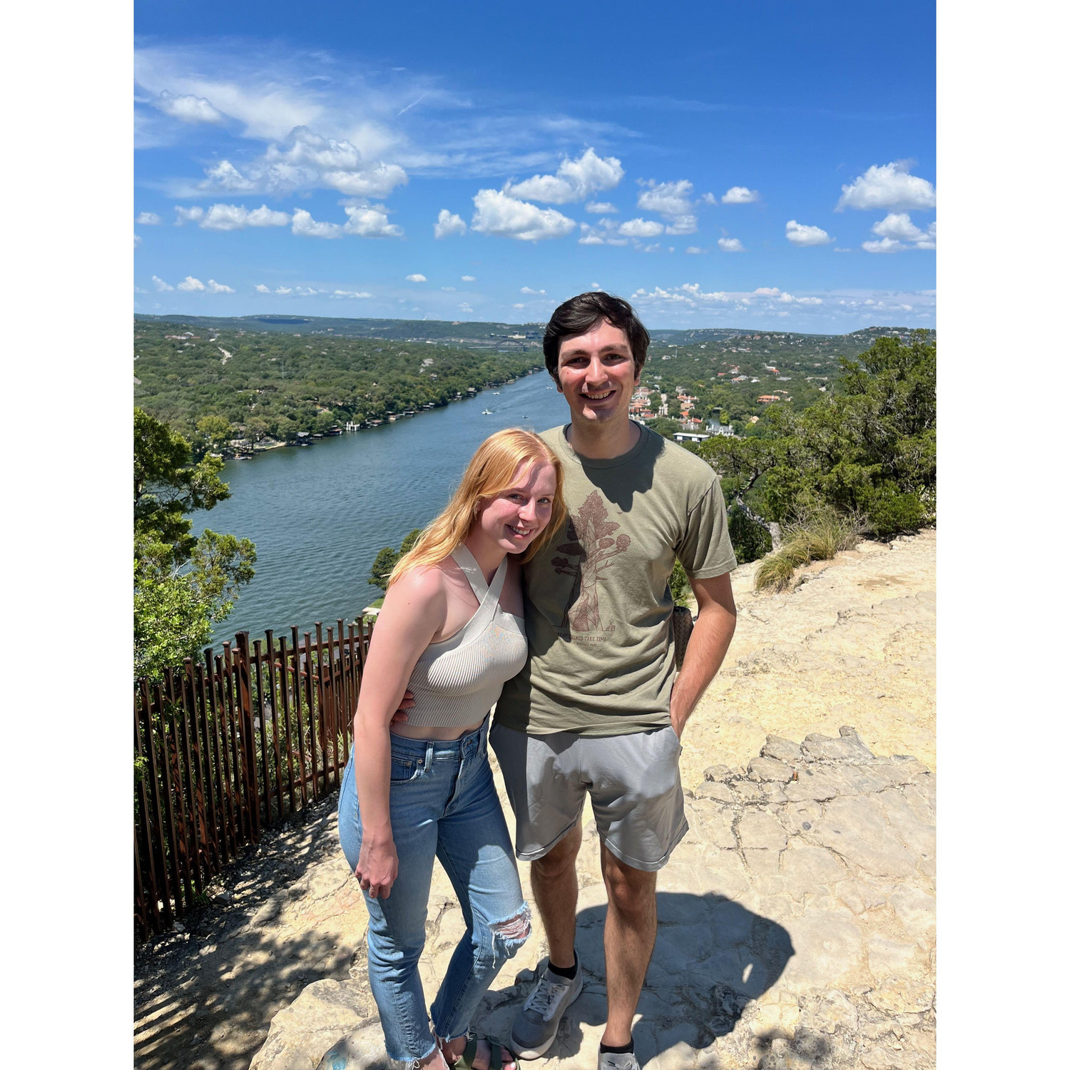 Our first trip together - we went to Austin and Michael showed Lilly all his favorite spots :)