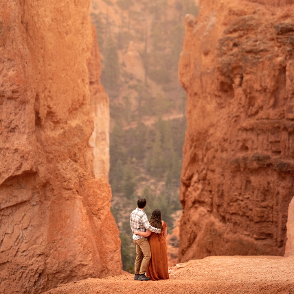 Engagement Photo at Bryce Canyon National Park
