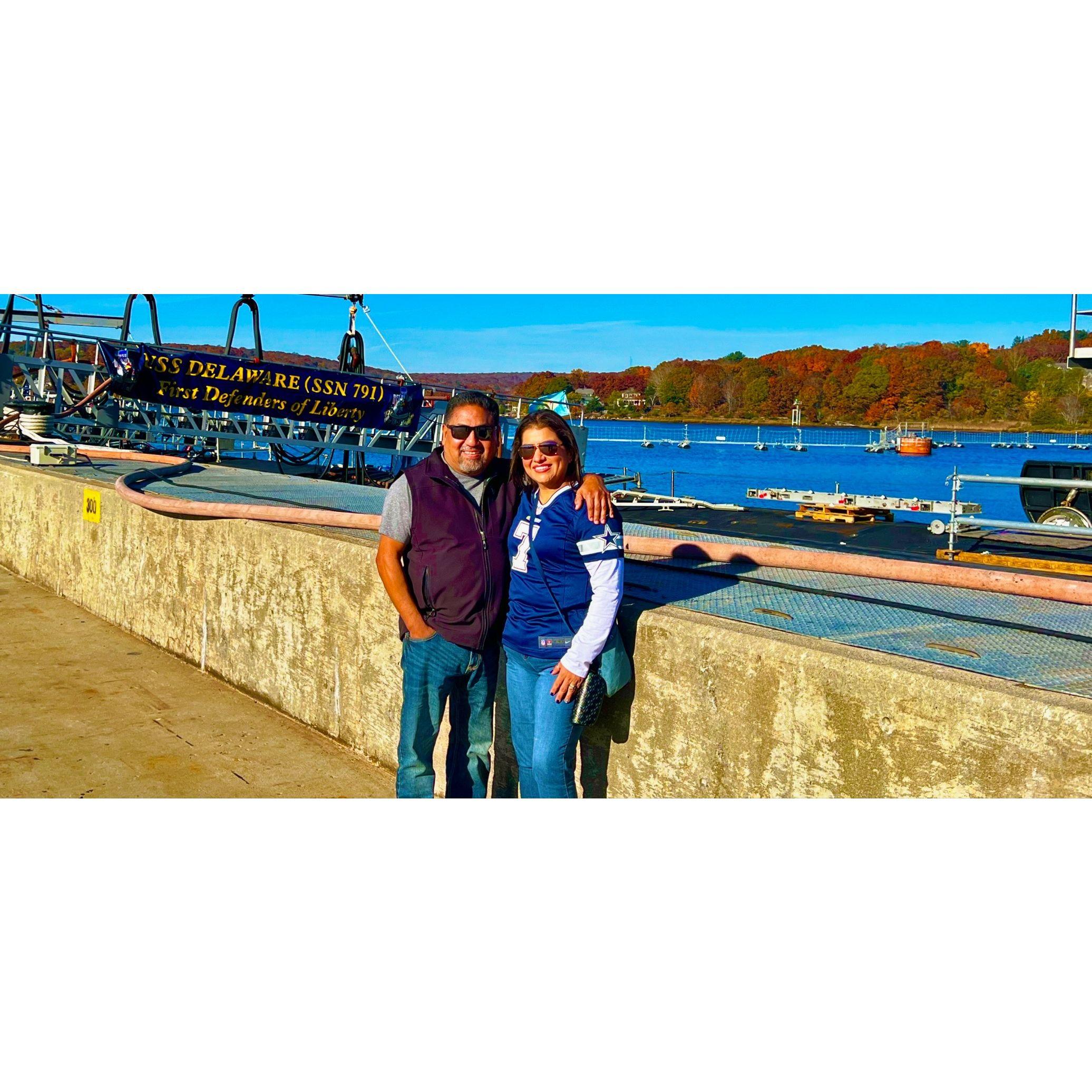 In front of my Sailor's Sub in CT.