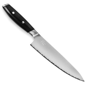 Yaxell Mon 8" Chef's Knife - Made in Japan - VG10 Stainless Steel Gyuto with Micarta Handle