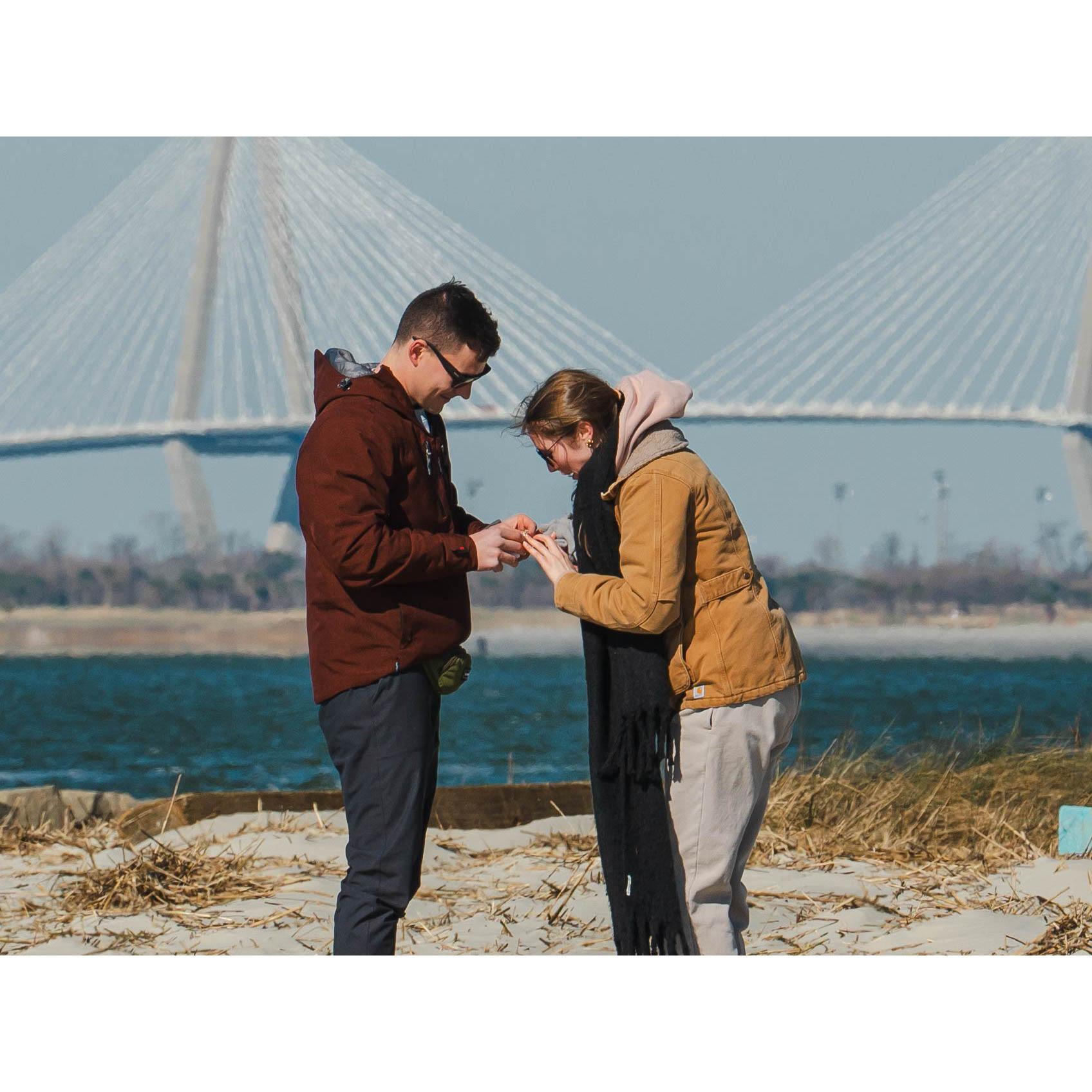 Engaged! Sullivan's Island, SC - January 20, 2024