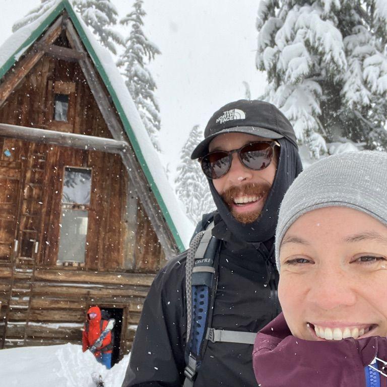 We went on some cross country ski adventures
