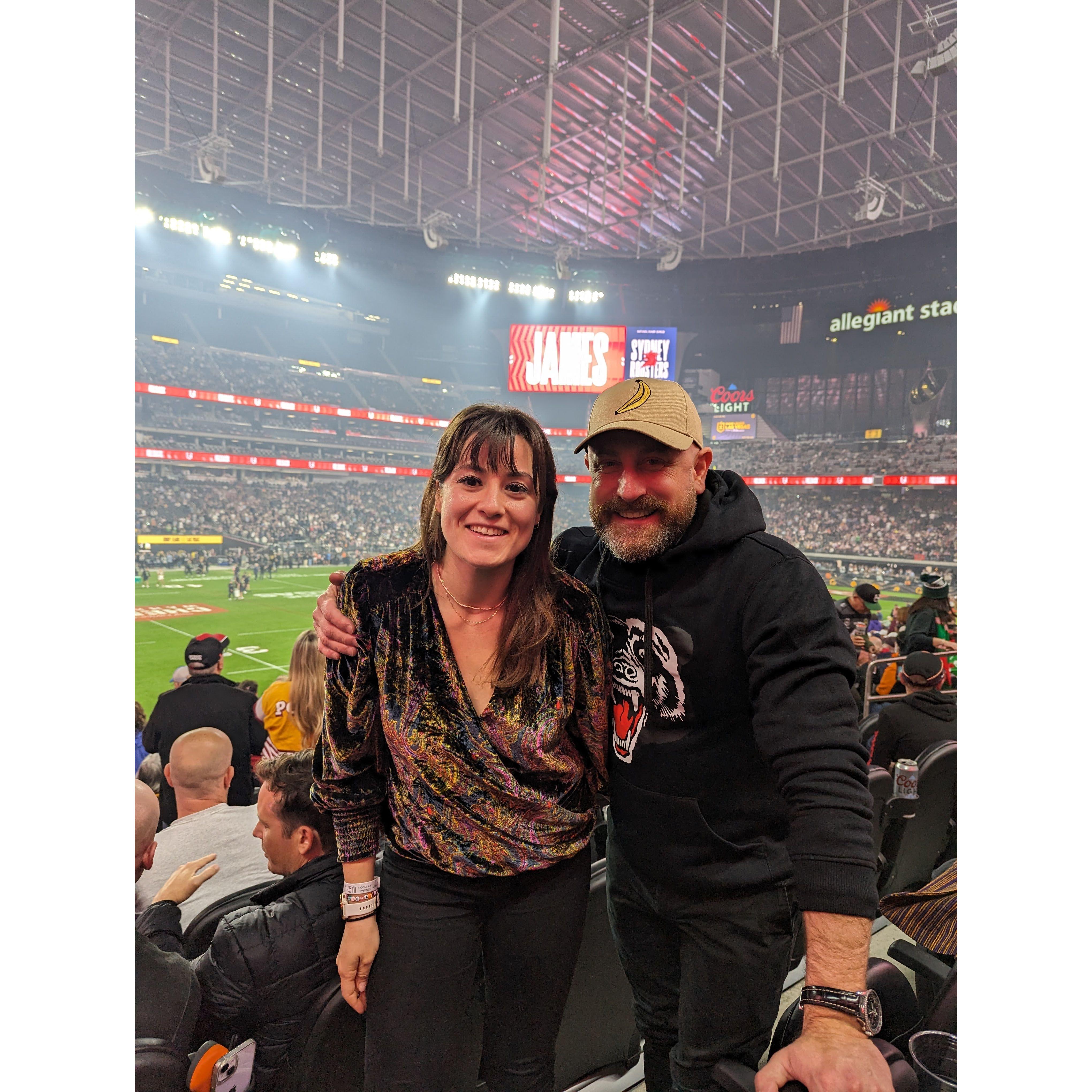 Watched the NRL in Las Vegas