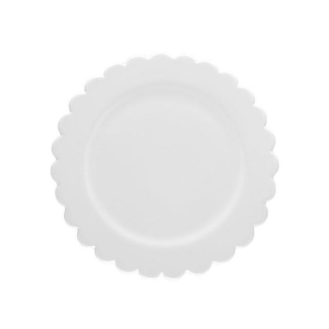 Scalloped Salad Plate - set of 4