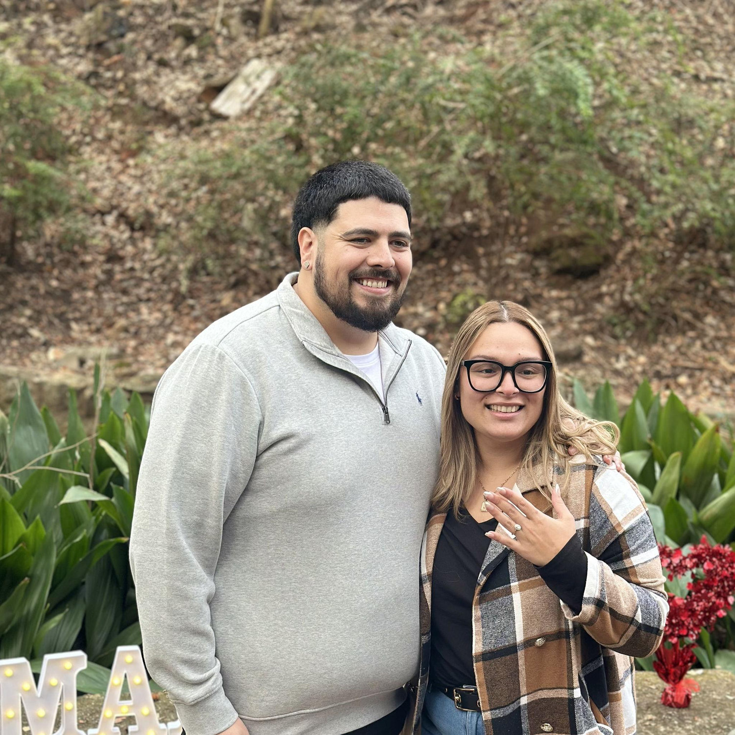 Our excitement is evident. #engaged